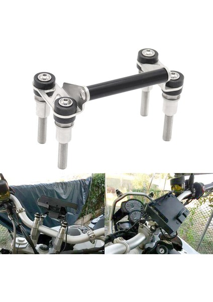 R1200RS F800GS Için Parlayan Cnc Motosiklet Telefon Braketi (Yurt Dışından)