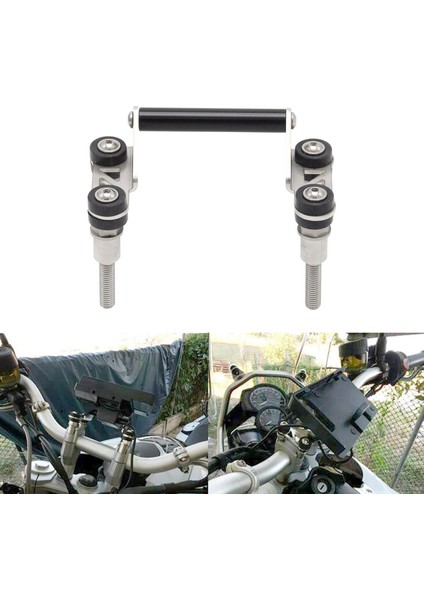 R1200RS F800GS Için Parlayan Cnc Motosiklet Telefon Braketi (Yurt Dışından)