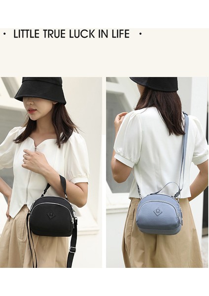 Küçük Küçük Kare Kadın Çok Katmanlı Omuzdan Askılı Crossbody El Küçük Çanta (Yurt Dışından) modelleri
