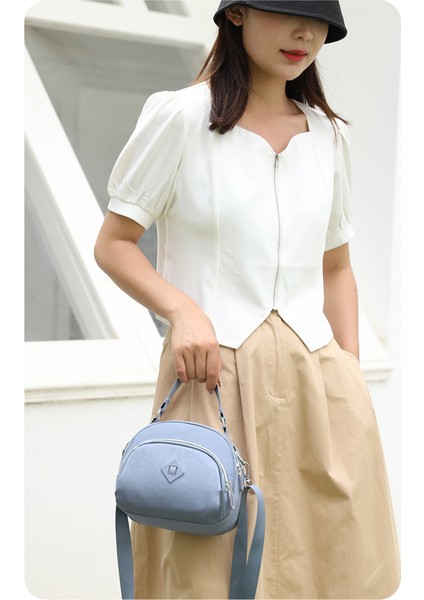 Küçük Küçük Kare Kadın Çok Katmanlı Omuzdan Askılı Crossbody El Küçük Çanta (Yurt Dışından) fırsatları
