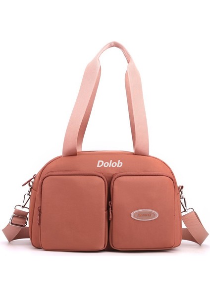 Tek Omuz Crossbody Büyük Kapasiteli Kadın Düz Renk Tote Çanta (Yurt Dışından)