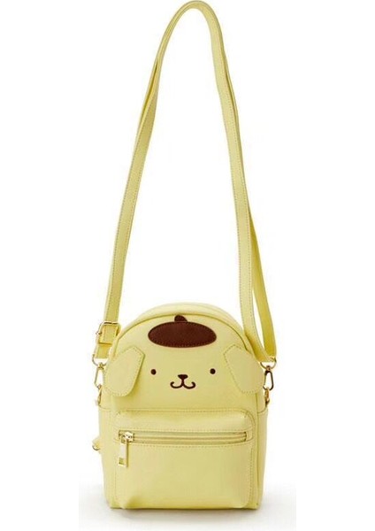 Karikatür Pu Çok Fonksiyonlu Çift Kullanımlı Omuz Crossbody Küçük Sırt Mini Küçük Okul Kadın Sevimli Çanta (Yurt Dışından)