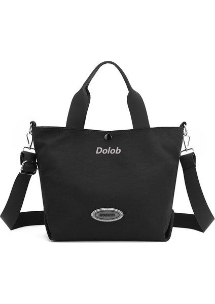 Küçük Kadın Taşınabilir Kova Omuz Crossbody Oxford Naylon Çanta (Yurt Dışından)