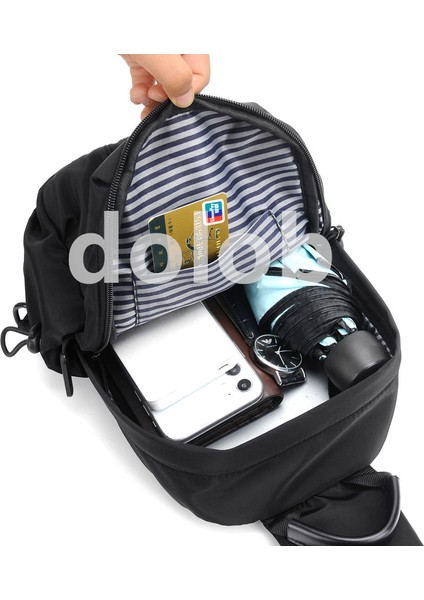 Erkek Göğüs Erkek Küçük Omuz Crossbody Su Geçirmez Göğüs Crossbody Çanta (Yurt Dışından)