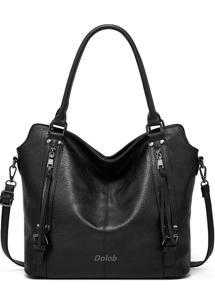 Kadın Avrupa Amerikan Büyük Dış Ticaret Taşınabilir Tote Yumuşak Deri Büyük Kapasiteli Omuz Crossbody Bayan Çanta (Yurt Dışından)