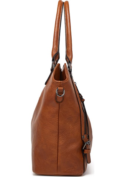Kadın Avrupa Amerikan Büyük Dış Ticaret Taşınabilir Tote Yumuşak Deri Büyük Kapasiteli Omuz Crossbody Bayan Çanta (Yurt Dışından) fırsatları