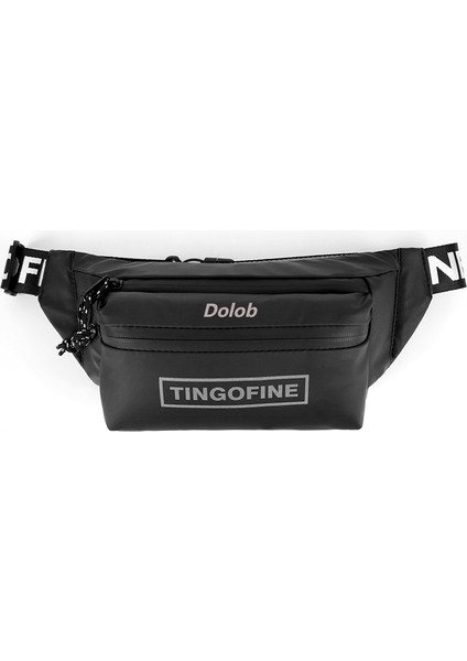 Erkek Bel Çok Fonksiyonlu Trendy Göğüs Spor Omuz Crossbody Cep Telefonu Çanta (Yurt Dışından)