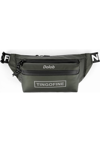 Erkek Bel Çok Fonksiyonlu Trendy Göğüs Spor Omuz Crossbody Cep Telefonu Çanta (Yurt Dışından)