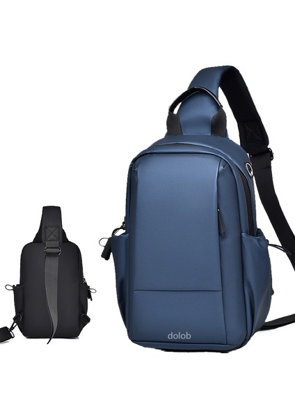 Erkek Göğüs Crossbody Su Geçirmez Göğüs Crossbody Büyük Kapasiteli Göğüs Çanta (Yurt Dışından)