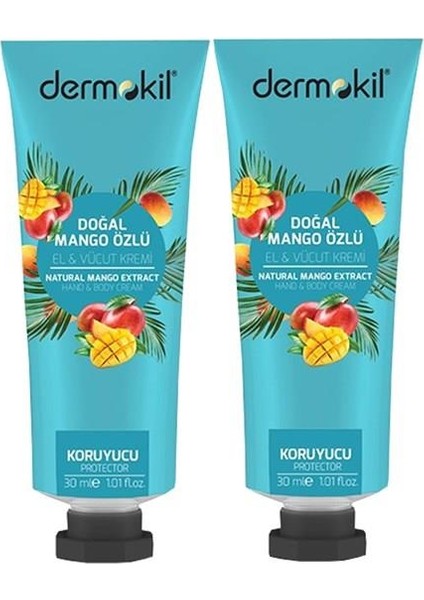 Mango Özlü El Ve Vücut Kremi 30 Ml X 2 Adet