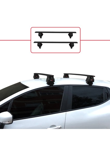 Renault Clio Iv 2013-2019 Arası ile Uyumlu Ace-4 Ara Atkı Tavan Barı Siyah fiyatları