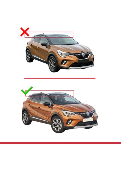 Renault Captur Iı 2019 ve Sonrası ile Uyumlu Hook Model Anahtar Kilitli Ara Atkı Tavan Barı Gri modelleri