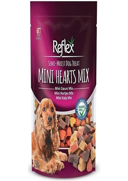 Semi-Moist Mini Kalp Mix Köpek Ödül Maması 150 gr