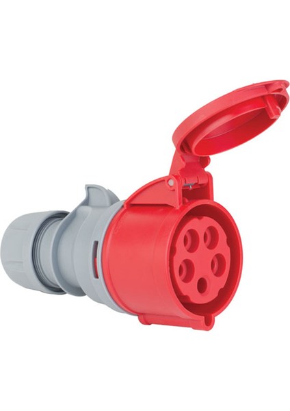 Uzatma Prizi 32A 200/346V-240/415V 3p+N+Pe 6 H IP44 Hızlı Bağlantı