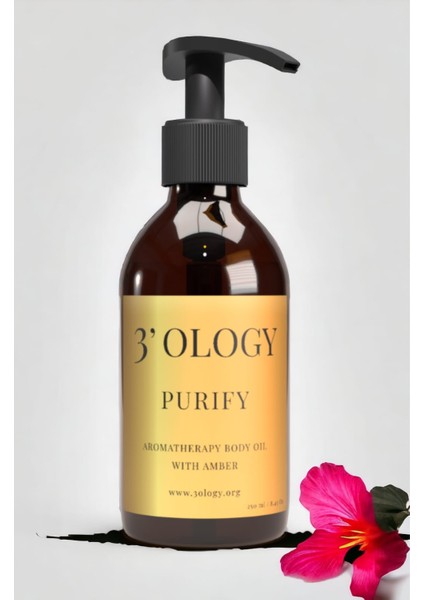 3'OLOGY Aromaterapi Lüks Işıltı Katan Vücut Bakım Yağı 250ML