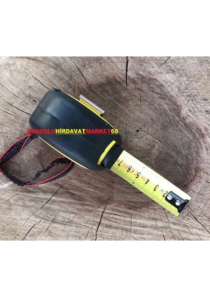 Baytec 5 Metre Çelik Şerit Metre 5metre 25MM Kauçuk Kaplı