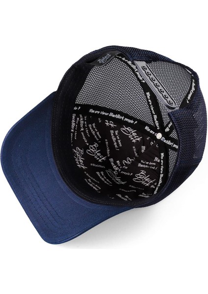 V1 Trucker Aslan - 14 Kod Logolu Unisex Lacivert Şapka (Cap) modelleri