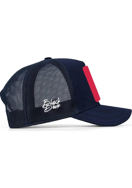 V1 Trucker Parmak - 1 Kod Logolu Unisex Lacivert Şapka (Cap) fiyatları