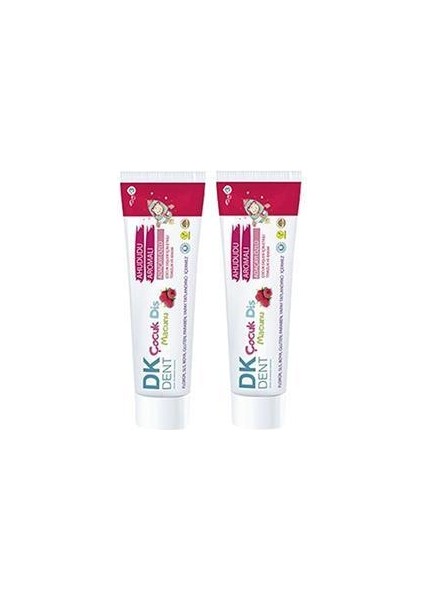Dkdent Ahududu Aromalı Çocuk Diş Macunu 50 Ml X 2 Adet