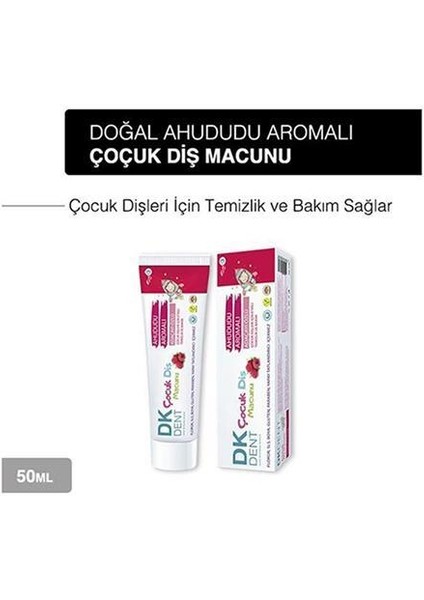 Dkdent Ahududu Aromalı Çocuk Diş Macunu 50 Ml X 2 Adet