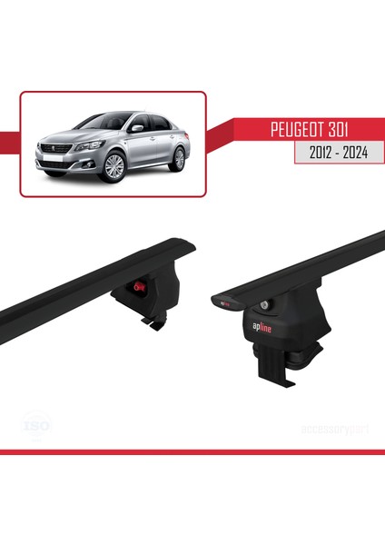 Peugeot 301 2012 ve Sonrası ile Uyumlu Ace-4 Ara Atkı Tavan Barı Siyah indirimleri