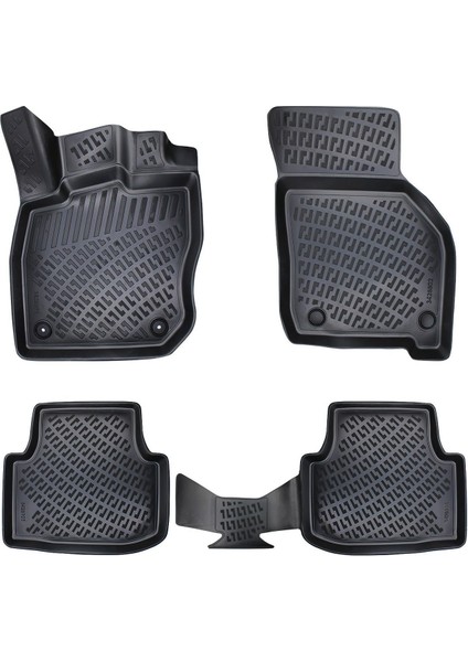 Rizline Cupra Leon 2023 Sonrası 3D Havuzlu Paspas