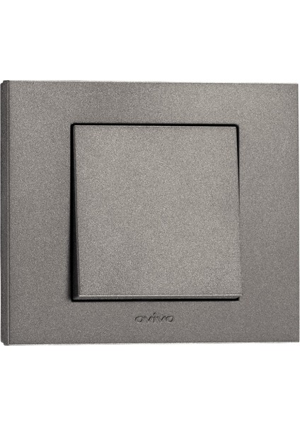 Antrasit Tekli Anahtar Çerçevesiz