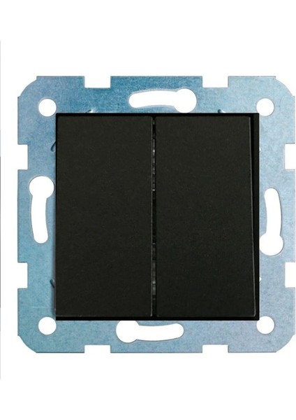 Metalik Siyah Komutatör Anahtar Çerçevesiz fiyatları