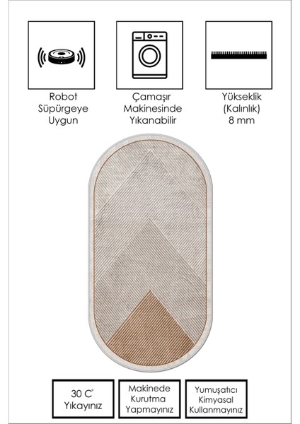 Dijital Baskı Makinede Yıkanabilir Kaymaz Taban Leke Tutmaz Oval Salon Halısı Mutfak Halısı ve Yolluk fiyatları