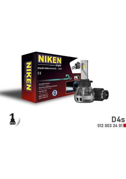 LED Xenon Pro Serisi D4S (1 Adet)