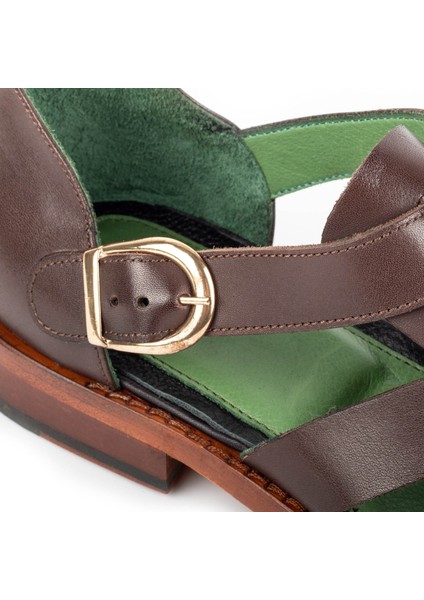 Blanc Hakiki Deri Kösele Taban Sandalet, Hakiki Deri Sandalet, Deri Terlik modelleri