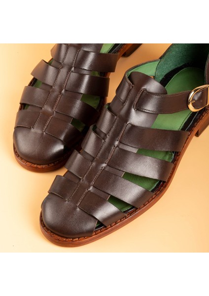 Blanc Hakiki Deri Kösele Taban Sandalet, Hakiki Deri Sandalet, Deri Terlik indirimleri