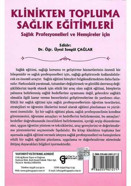 Klinikten Topluma Sağlık Eğitimleri - Songül Çağlar