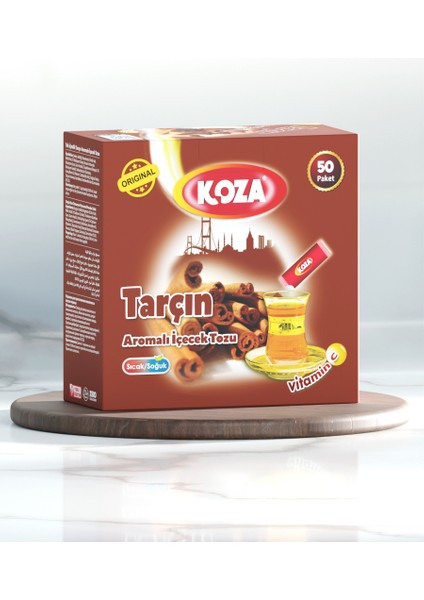 Tek İçimlik Tarçın Aro. İçecek Tozu (50 Stick)