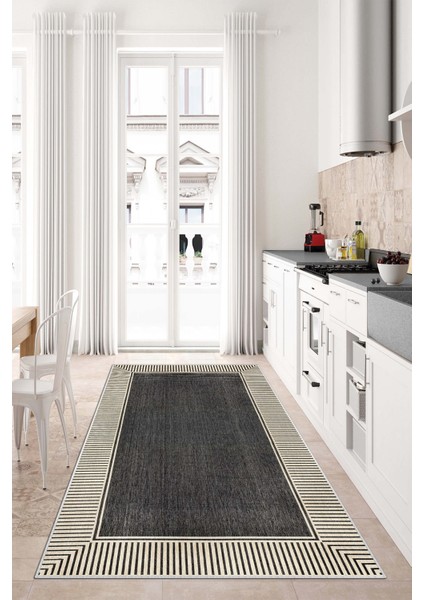 Dijital Baskı Makinede Yıkanabilir Kaymaz Taban Leke Tutmaz Salon Halısı Mutfak Halısı Balkon Halısı ve Yolluk