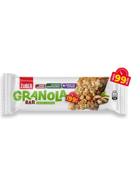 Antep Fıstıklı Granola Bar 25 gr