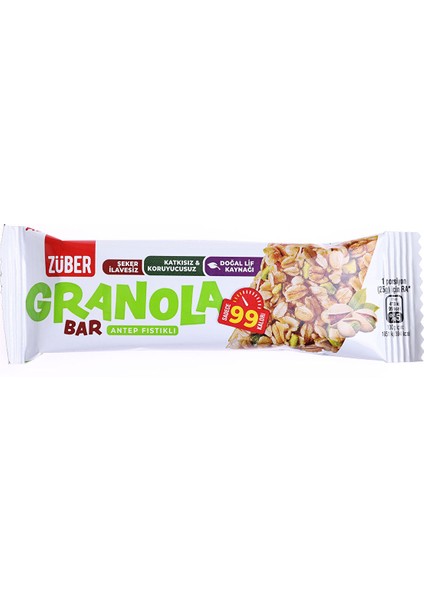 Antep Fıstıklı Granola Bar 25 gr fiyatları