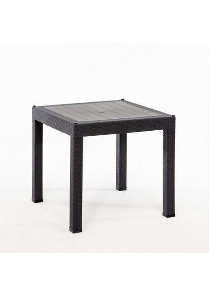 Rattan 80X80 Antrasit Masa - Bahçe&balkon&teras
