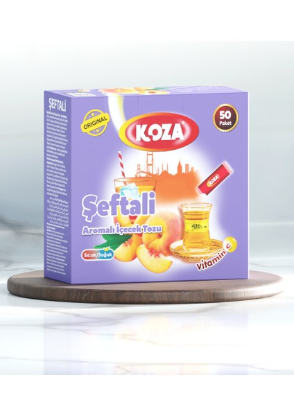 Tek İçimlik Şeftali Aro. İçecek Tozu (50 Stick)