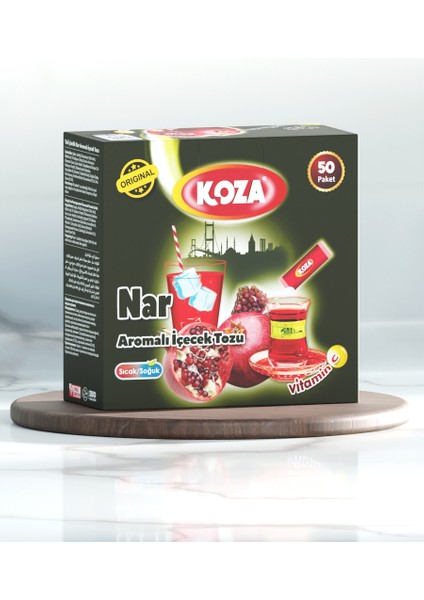 Tek İçimlik Nar Aro. İçecek Tozu (50 Stick)
