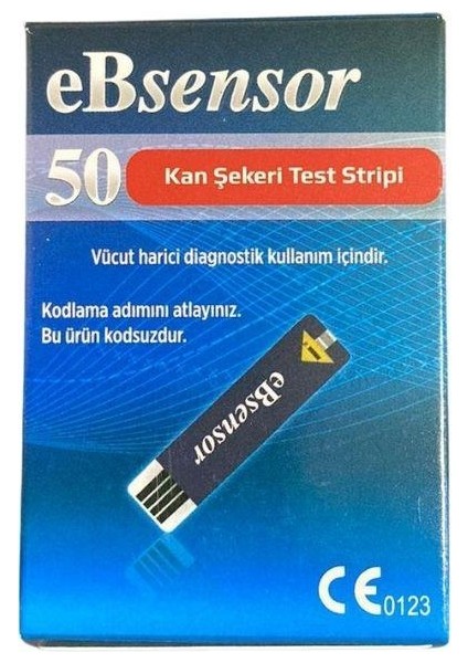 Ebsensor - Şeker Ölçum Stribi 50 Adet