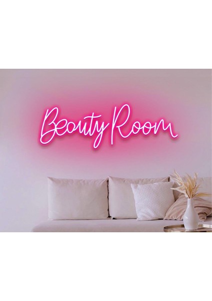 Beauty Room Yazılı Neon Tabela