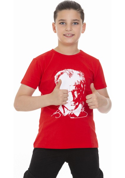Atatürk Baskılı Tişört 9096