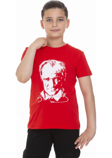 Atatürk Baskılı Tişört 9096 fiyatları
