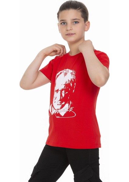 Atatürk Baskılı Tişört 9096 modelleri