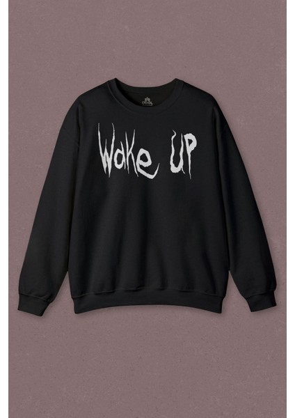 Unisex Sweatshirt Wake Up Donnie Darko Film Uyan Gothic Dark Baskılı Sweatshirt