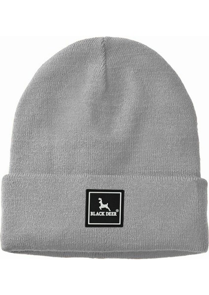 Kışlık Bere Şapka Düz Logolu Yumuşak Triko Basic Akrilik Beanie