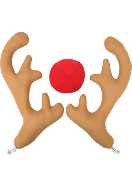 Noel Süsleri Araba Dekorasyonu Boynuzları (Yurt Dışından)