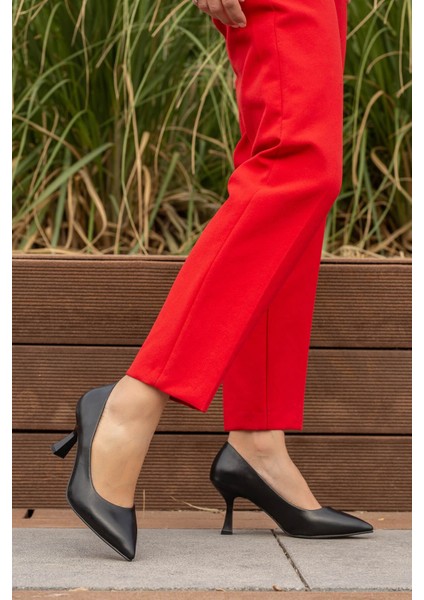 Kadın Stiletto SİYAH CİLT