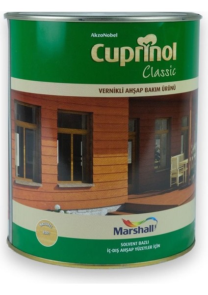 Cuprinol Vernikli Ahşap Bakım Ürünü Naturel 2,5 L